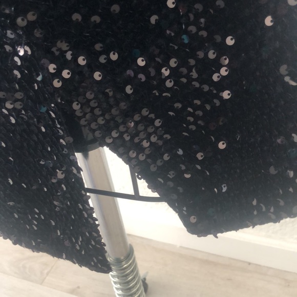 Black Velvet sequin dress. - Picture 11 of 12
